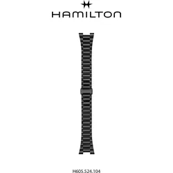 Hamilton - Digital Band-set Edelstahl Pvdbk H695.524.104 - schwarz