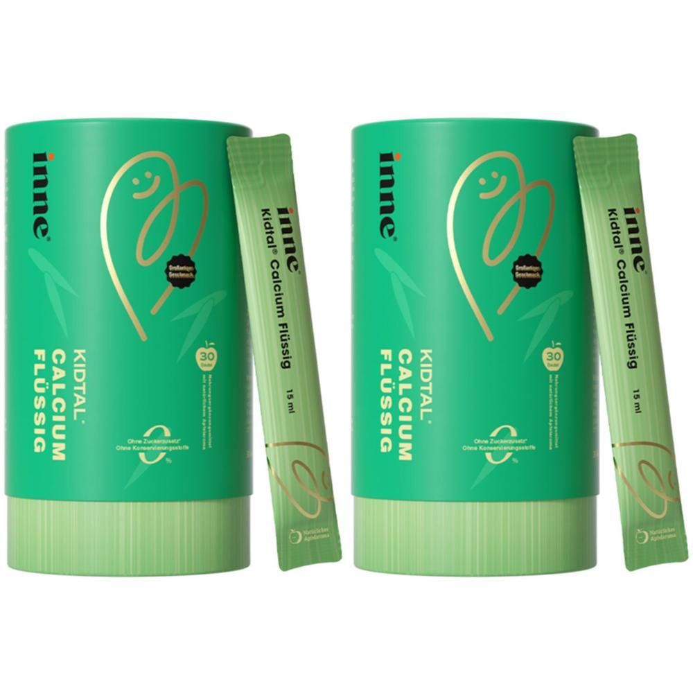 Inne Kidtal Calcium flüssig Beutel 2x 2x30x15 ml Flüssigkeit