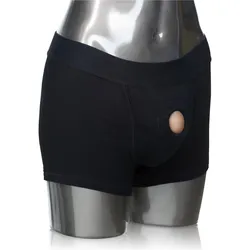 CalExotics, Dildo, Packer Gear Black Boxer Brief Harness-M-L
