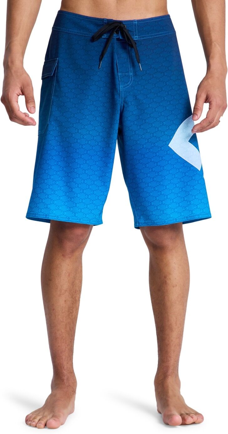 Boardshorts DC SHOES "Lanai 21", Herren, Gr. 32(M), Normalgrössen, estate blau, Obermaterial: 92% Polyester, 8% Elasthan., Hosen Boardshorts estate blau 32(M), Normalgrössen
