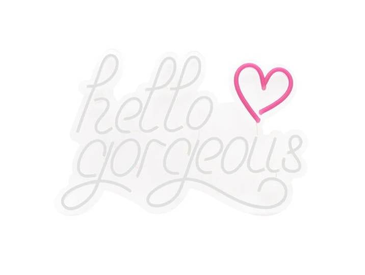 LED Wandneon- Hello Gorgeous