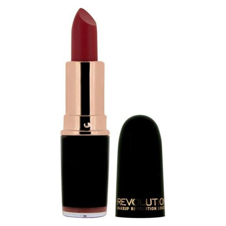 Makeup Revolution NEW Revolution Iconic Pro Lipstick Duel Matte Red FQA01 Sealed (Duel Matte) (37229965)