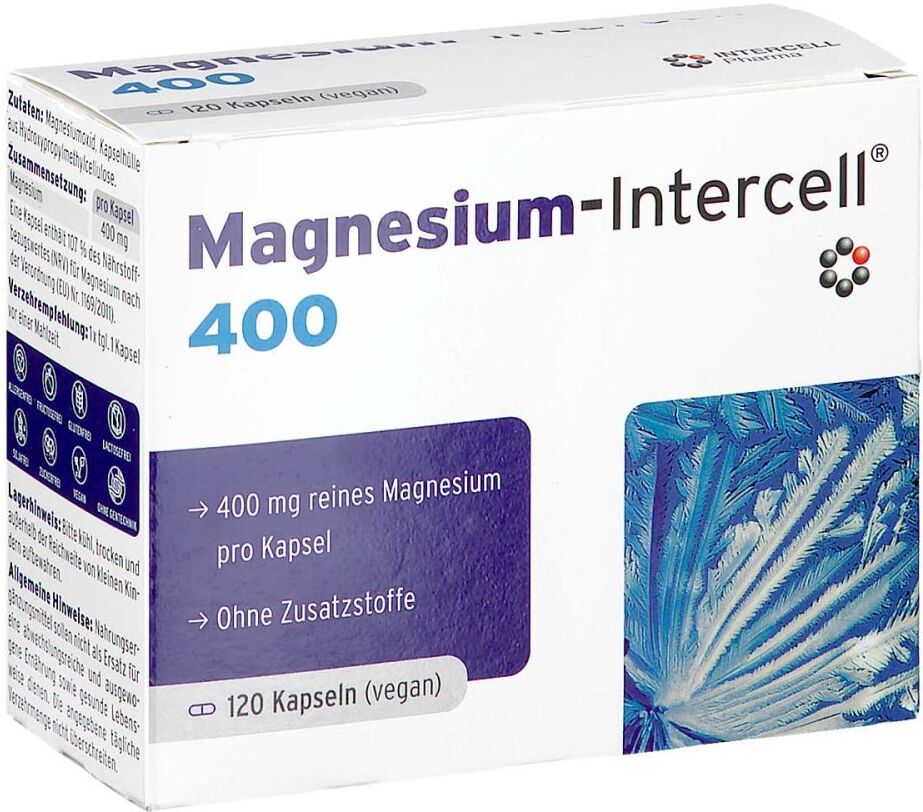 Magnesium-intercell 400 Kapseln 120stk