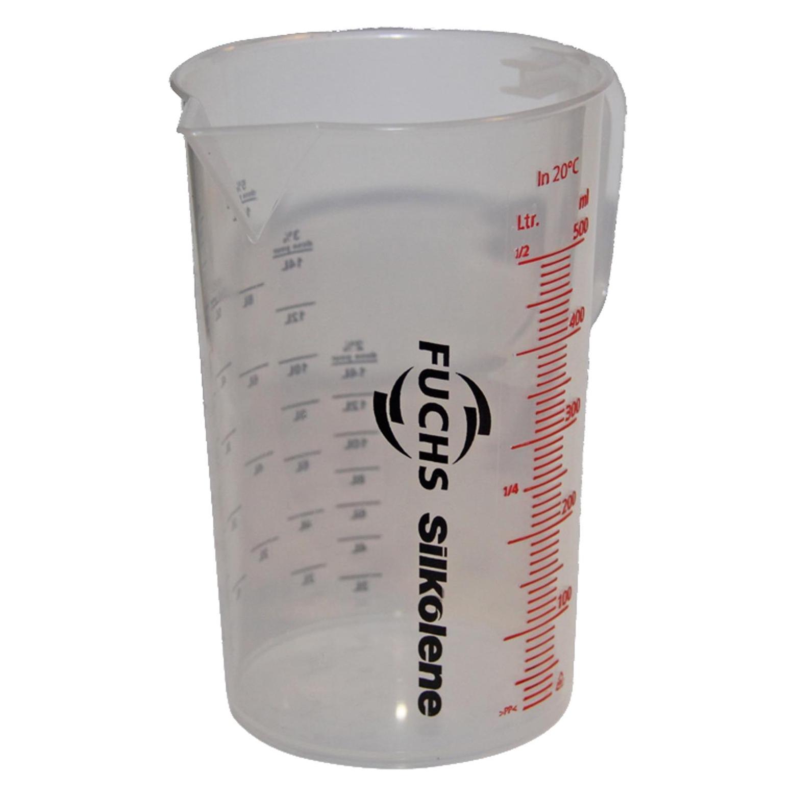 Silkolene Messbecher transparent 500ml (500 ml) (SIPADOS)