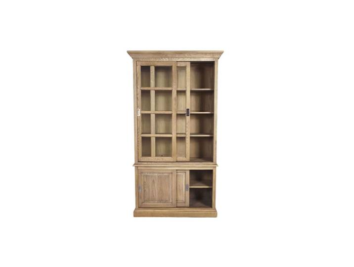Bibliothèque 4 portes en chêne