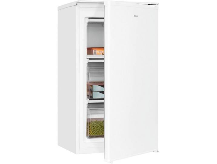 exquisit Gefrierschrank GS111-041E, 85,5 cm hoch, 48 cm breit, Kompakter 4*-Gefrierschrank–flexibel, zuverlässig&leicht zu bedienen
