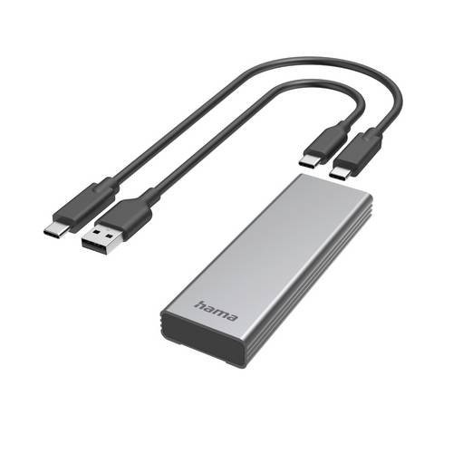 Hama 00200764 Externes Gehäuse für M.2 PCIe NVMe SSD