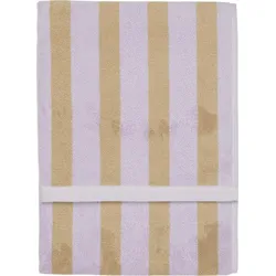 Heritage Handtuch 30 x 50 cm gestreift lila-hellbraun