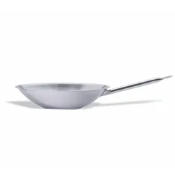 PUJADAS Wok aus Edelstahl mit flachem Boden 36 cm - P239.236