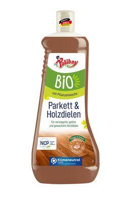 Bio Parkettreiniger POLIBOY, für alle Parkett- & Holzböden, mit Pflanzenwachs, 1000 ml