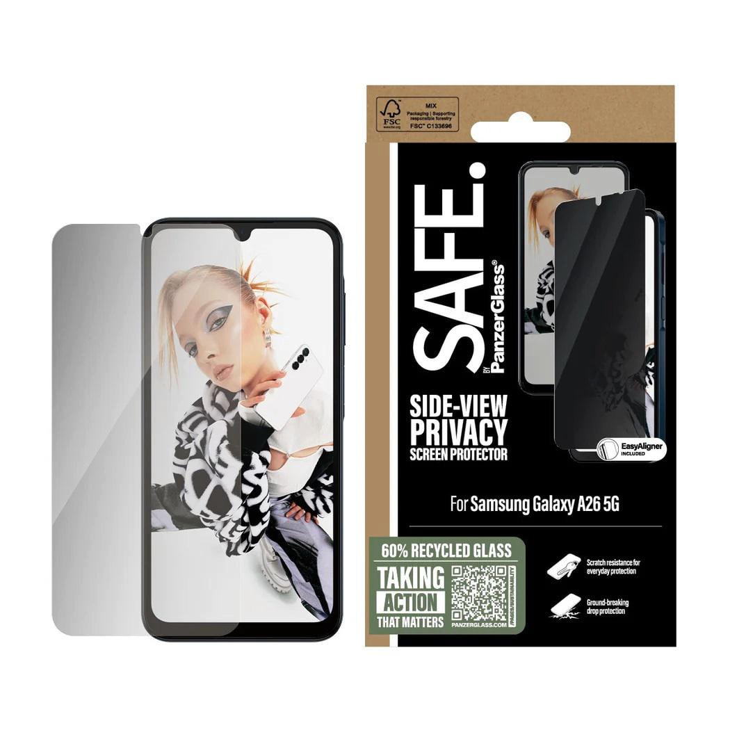 SAFE. by PanzerGlass Privacy Displayschutz Ultra-Wide-Fit Galaxy A26 5G