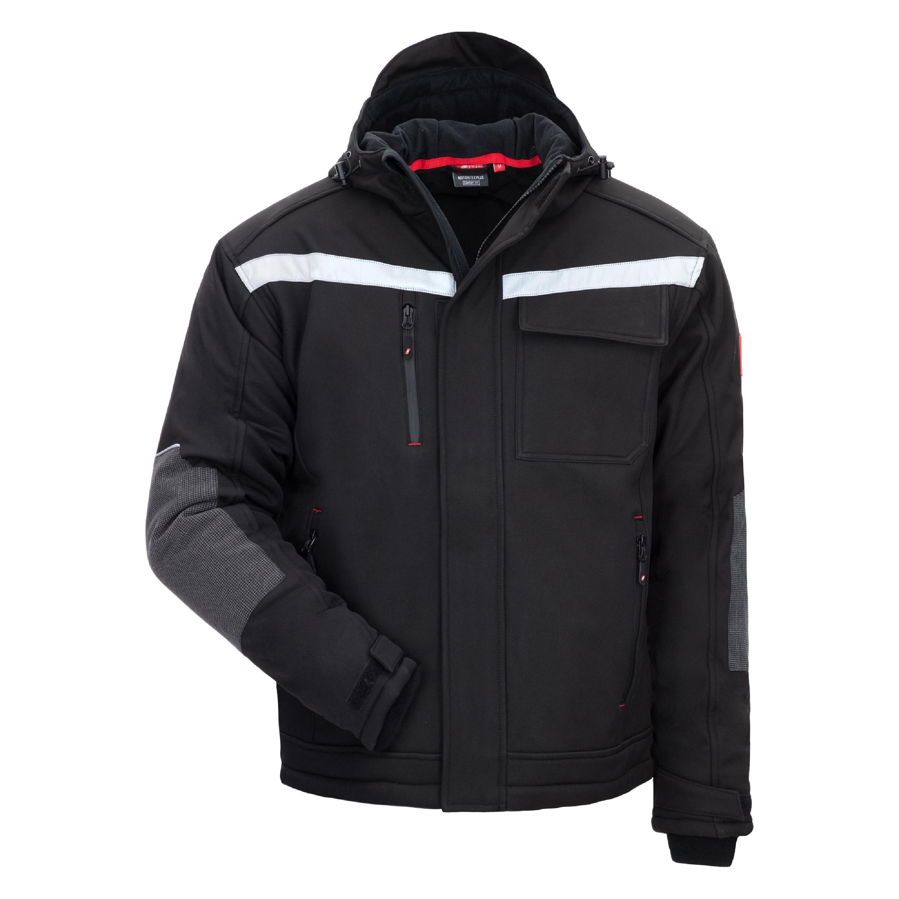 Nitras Winter-Softshelljacke Schwarz Motion Tex Plus, Gr.M (M) (7180W-M)