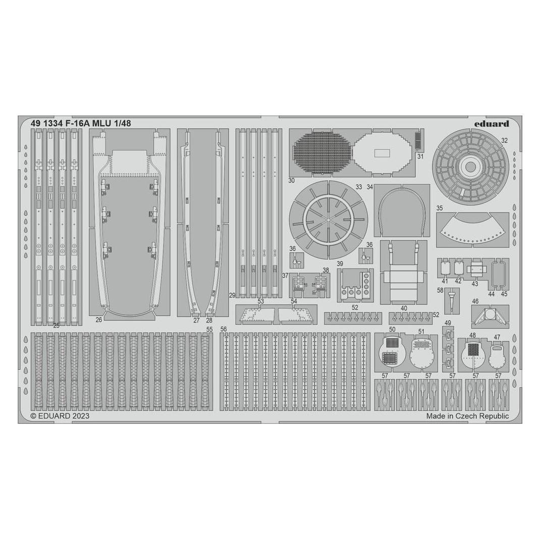 Eduard F-16A MLU 1/48 KINETIC (491334)