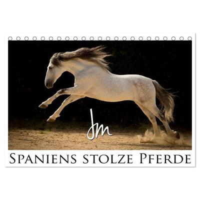 Spaniens stolze Pferde (Tischkalender 2026 DIN A5 quer), CALVENDO Monatskalender