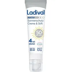 LADIVAL Aktiv Sonnenschutz Creme & Stift LSF 50+ 30 ml
