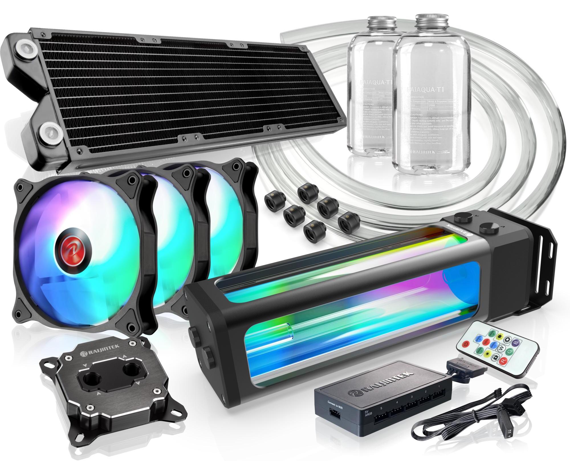 RAIJINTEK SCYLLA ELITE CA360 360mm, Wasserkühlung, (DiY-Kit)