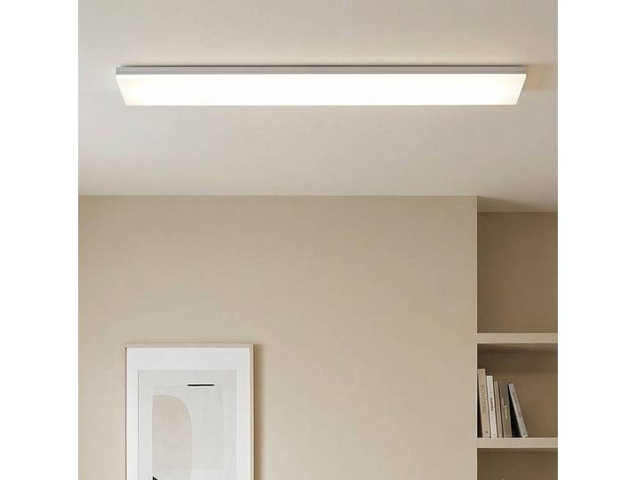 Müller-Licht LED Deckenleuchte Planus 120, weiß / opal, für Arbeitszimmer / Büro, Aluminium