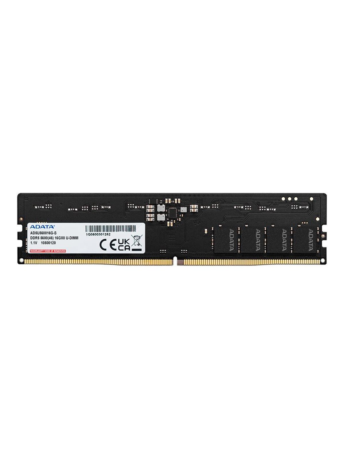 A-Data UDIMM DDR5-5600 - 32GB - CL46 - Single Channel (1 pcs) - Schwarz
