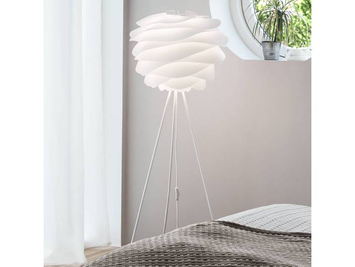 UMAGE Designer Stehlampe Carmina, weiß / opal, für Wohn- / Esszimmer, Aluminium, Design, Stehlampe