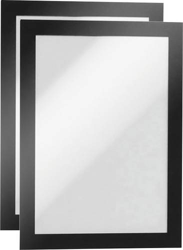 DURABLE Informationsrahmen DURAFRAME, schwarz, selbstklebend, A5, 2 Stück/VE