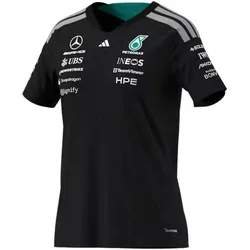 Mercedes-Benz T-Shirt Damen by adidas Fahrer Mercedes-AMG F1 schwarz Größe XS B6 - XS