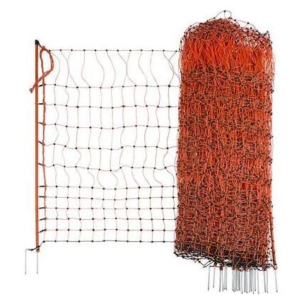 Kerbl 292271 Geflügelnetz 50 m, 106 cm Doppelspitze, orange (COR292271)