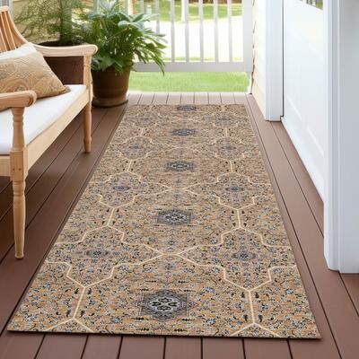Addison Rugs Machine Washable Indoor/ Outdoor Traditional Mika Chantille Rug