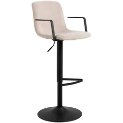 2er-Set Actona Barhocker Pablo Stoff Beige