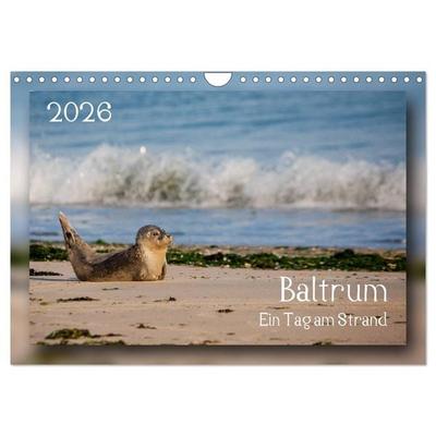 Baltrum - Ein Tag am Strand (Wandkalender 2026 DIN A4 quer), CALVENDO Monatskalender