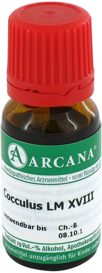Cocculus Arcana Lm 18 Dilution