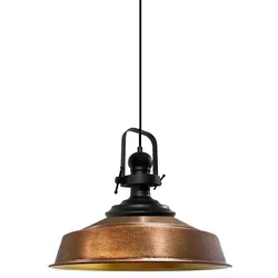 Bamyum Asletl Pendelleuchte Kupferfarben Vintage