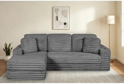 Best Quality Furniture 2pc Compressed Sectional