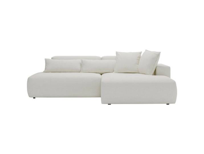 Livetastic Ecksofa Arte, Creme, Kunststoff, 4-Sitzer, Füllung: Schaumstoff, L-Form, 284x160 cm, Stoffauswahl, Armteil rechts, Wohnzimmer, Sofas & Couches, Wohnlandschaften, Ecksofas