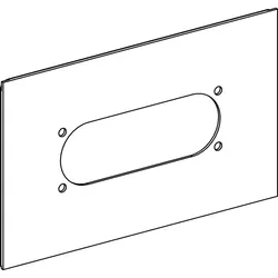 Schneider Electric KSA400ABTZFL21 KSA Zubehör, Flanschplatte für FL21 Zugentlastungen für KSA400ABT4