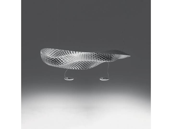 Cosmic Angel S LED Pendelleuchte Polished Chrome - Artemide - Wohnzimmer - Design - Metall - Einflammig