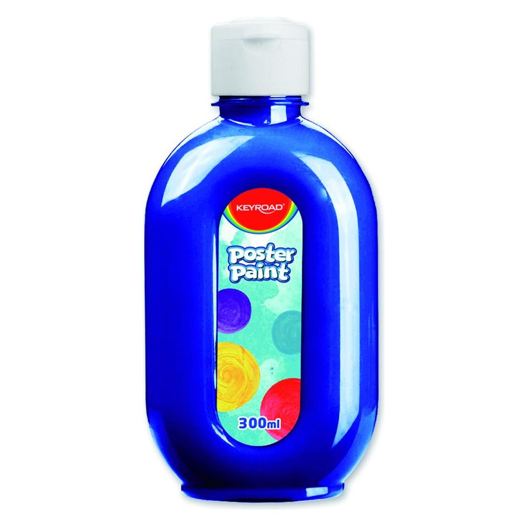 Keyroad Plakatfarbe, 300 ml, flasche, blau (300 ml) (45650141)