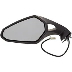 Bissell, Motorrad Zubehör, Linker Spiegel schwarz Homologation an Verkleid
