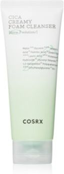 Cosrx Pure Fit Cica Creamy Foam Cleanser mousse de limpeza para pele oleosa 150 ml. Pure Fit Cica Creamy Foam Cleanser