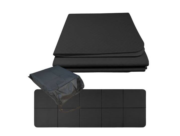 Relaxdays Tapis de yoga pliable 6 mm