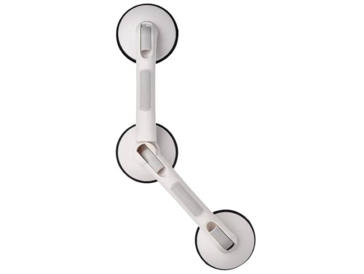 Ridder Assistent A0256001 Winkel-Sauggriff mit 3 Saugern Premium ca. 60 cm weiß