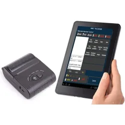 Blitzkasse Kasse für mobile Dienste (Friseur, Maniküre, Catering usw.): 10" Terminal, BT-Bondrucker/KassenSich-V, DSFinV-K, TSE-Konform