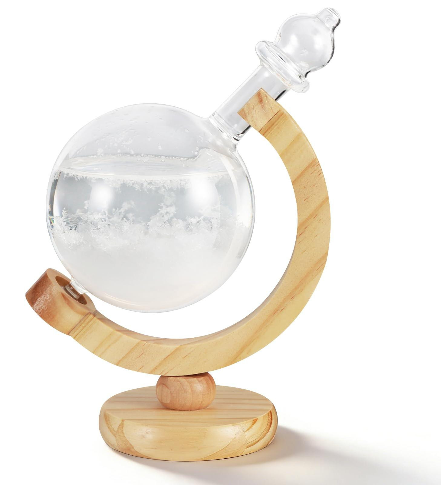 Dripio Stormglas Weerstation Decoratieve Kristallen Bol 10 cm