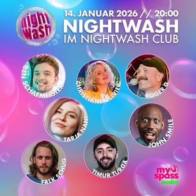 NightWash Live, Januar 2026 - Ben Schafmeister,John Smile,Christiane Olivier,Roger G.,Timur Turga, Audio, 4066004911601