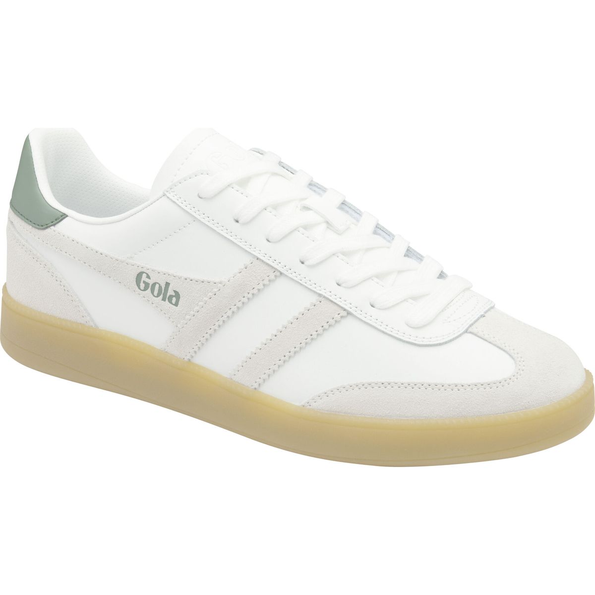 Gola Viper Leather Sneaker Men white/white/evergreen/gum (WW) 46 CMB744-WW-46-whitewhiteevergreengum
