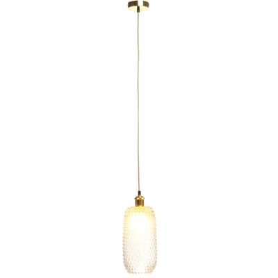 KAYOOM Hängeleuchte "Irina", transparent, Ø 15cm H: 34cm, 1 Stk., Leuchten, handgefertigt, modern, Hängeleuchte