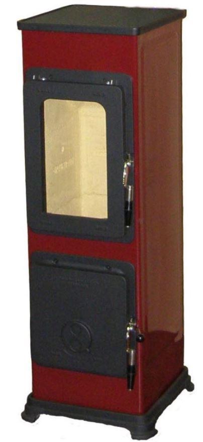 THORMAVYROBA Dauerbrandofen BOZEN, 5kW H910xB326xT326mm, rot 08049960