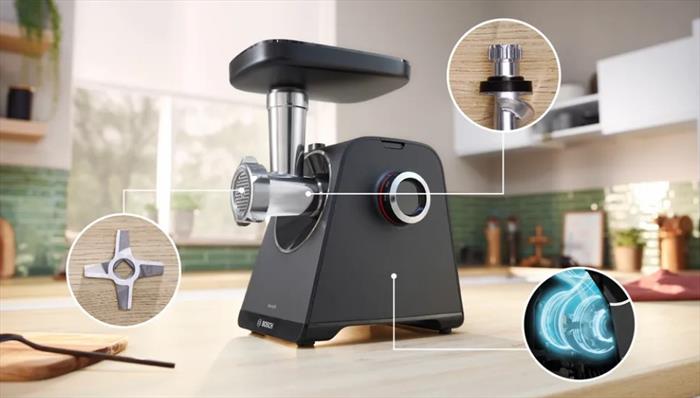 Bosch Tritacarne Serie 4 Multipower Mfws440b-nero