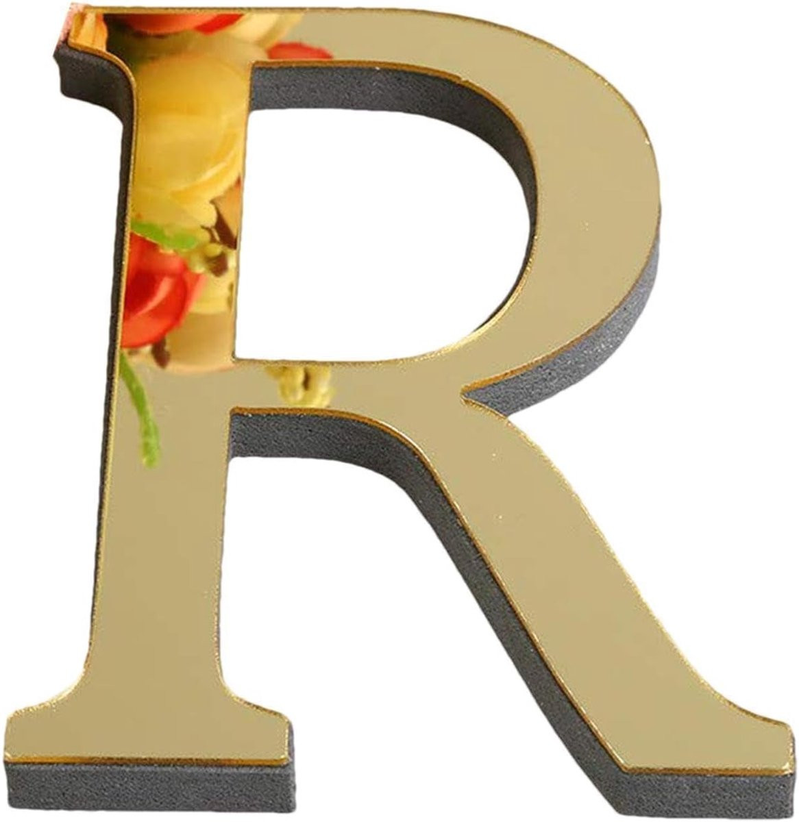 Acryl spiegelletters Wanddecoratie 26 letters A-Z Licht goud