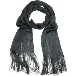 Modeschal "Mesh", Damen, schwarz, Polyester, COLLEZIONE ALESSANDRO, unifarben, Basic, Modetücher, aus angenehm weichem Material