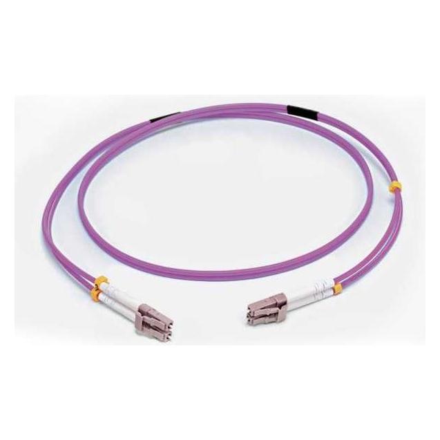 C2G Lc/Lc Om4 Lszh Glasfaser-Patchkabel - Violett (1 m) (81749)